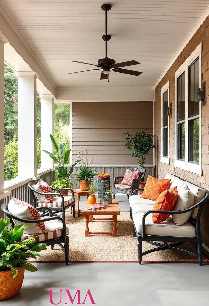 Choose a Color Palette:⁣ Select a cohesive color ⁢scheme that reflects ⁣your style ⁣and complements your porch’s surroundings
