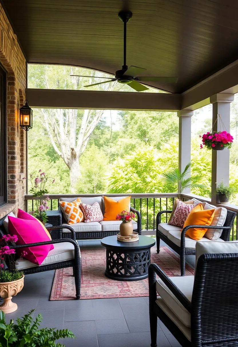 Neon Accents: For a modern twist, introduce neon-colored ⁣pillows‌ that pop against⁣ earthy or muted surroundings