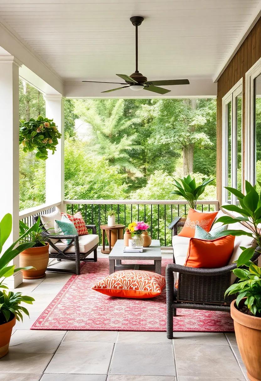 Layer Different Sizes: Stack throw pillows of varying sizes to create depth and a more inviting⁣ seating ​area