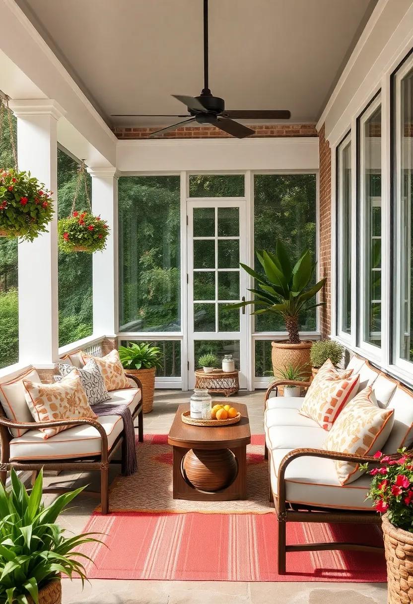 Statement Colors: Use vibrant ⁢throw pillows in bold colors⁢ to serve as​ eye-catching accents against neutral furniture