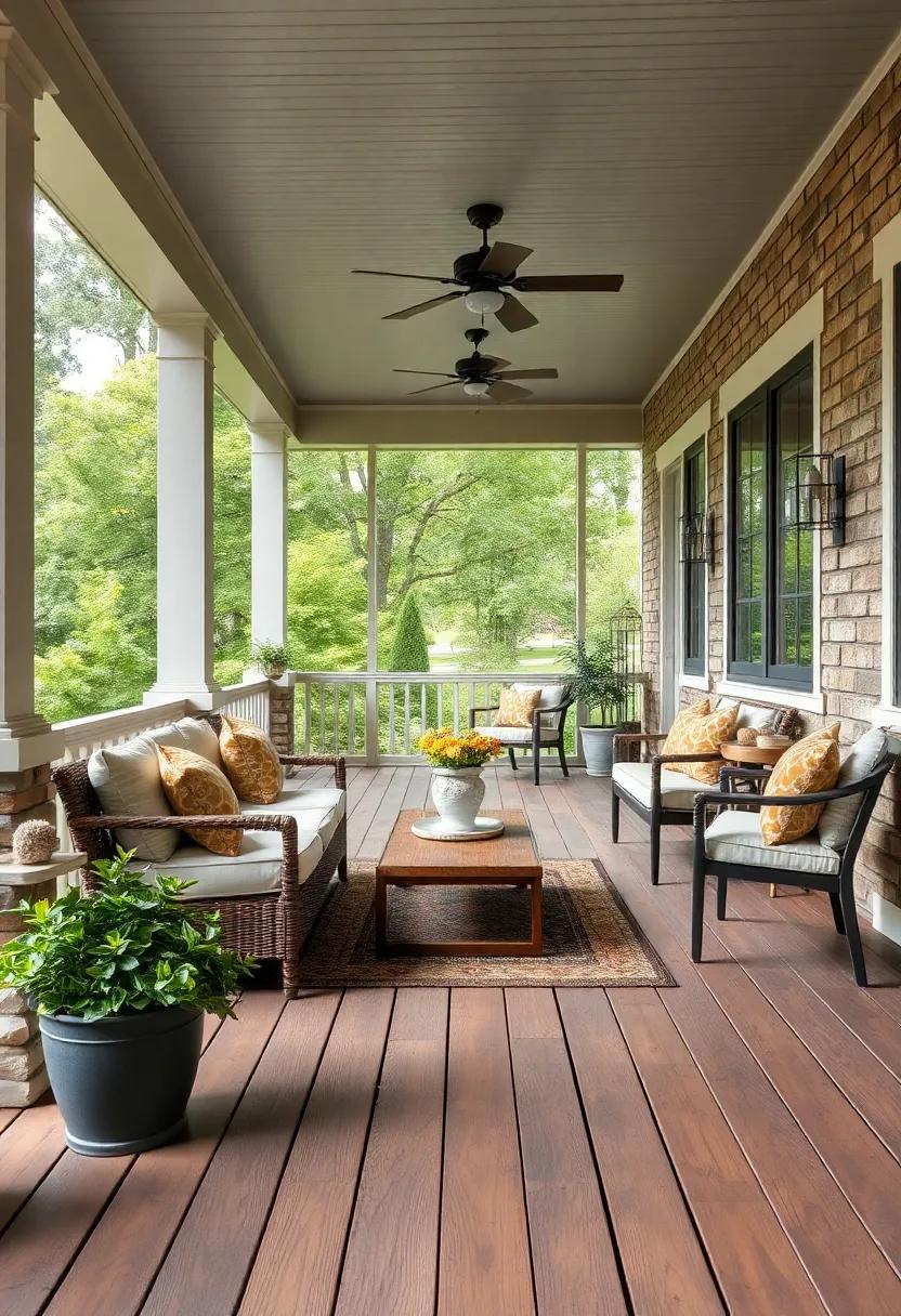 Classic Tongue and Groove: Bring timeless elegance to your porch with tongue-and-groove planks, ‌ideal for​ a seamless and sophisticated finish