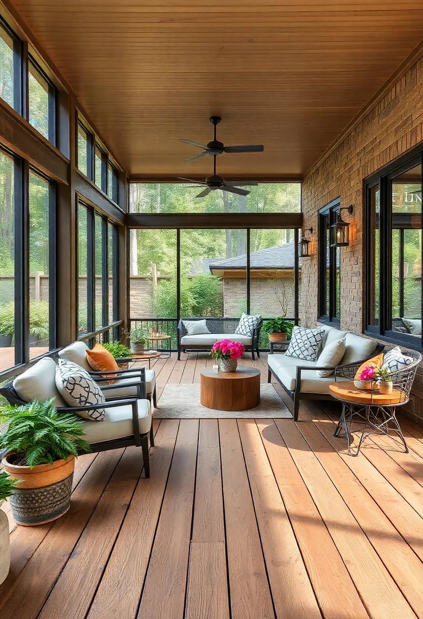 Indoor-Outdoor Flow: Use the same wood material for both⁢ indoor and outdoor spaces to create a cohesive flow that enlarges the visual area