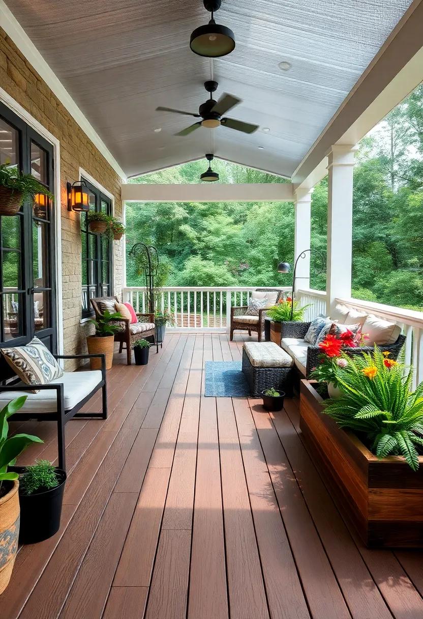 Built-In‍ Planter Boxes: Incorporate planter boxes within⁤ your wooden flooring design for a charming⁣ blend of nature and⁢ artistry right at your feet