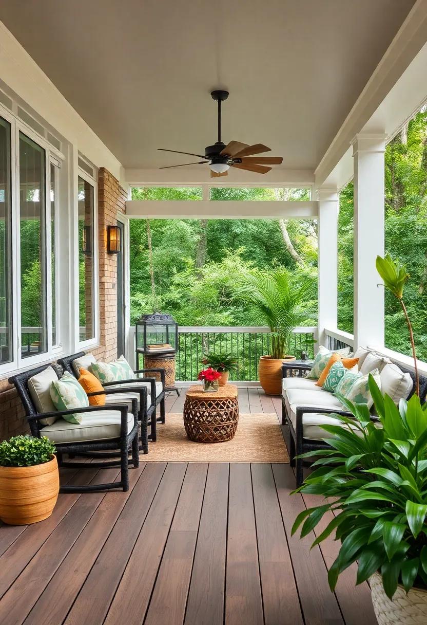 Beachy Vibes:​ Consider lighter, weather-resistant composite wood materials that mimic the look of ‌driftwood, perfect for coastal-themed porches