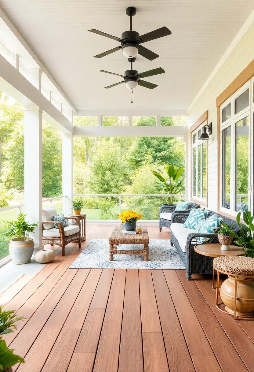 Personal Touches: Customize⁤ your screened porch with unique routing or​ carved⁣ details in your wooden flooring, creating a truly distinctive touch