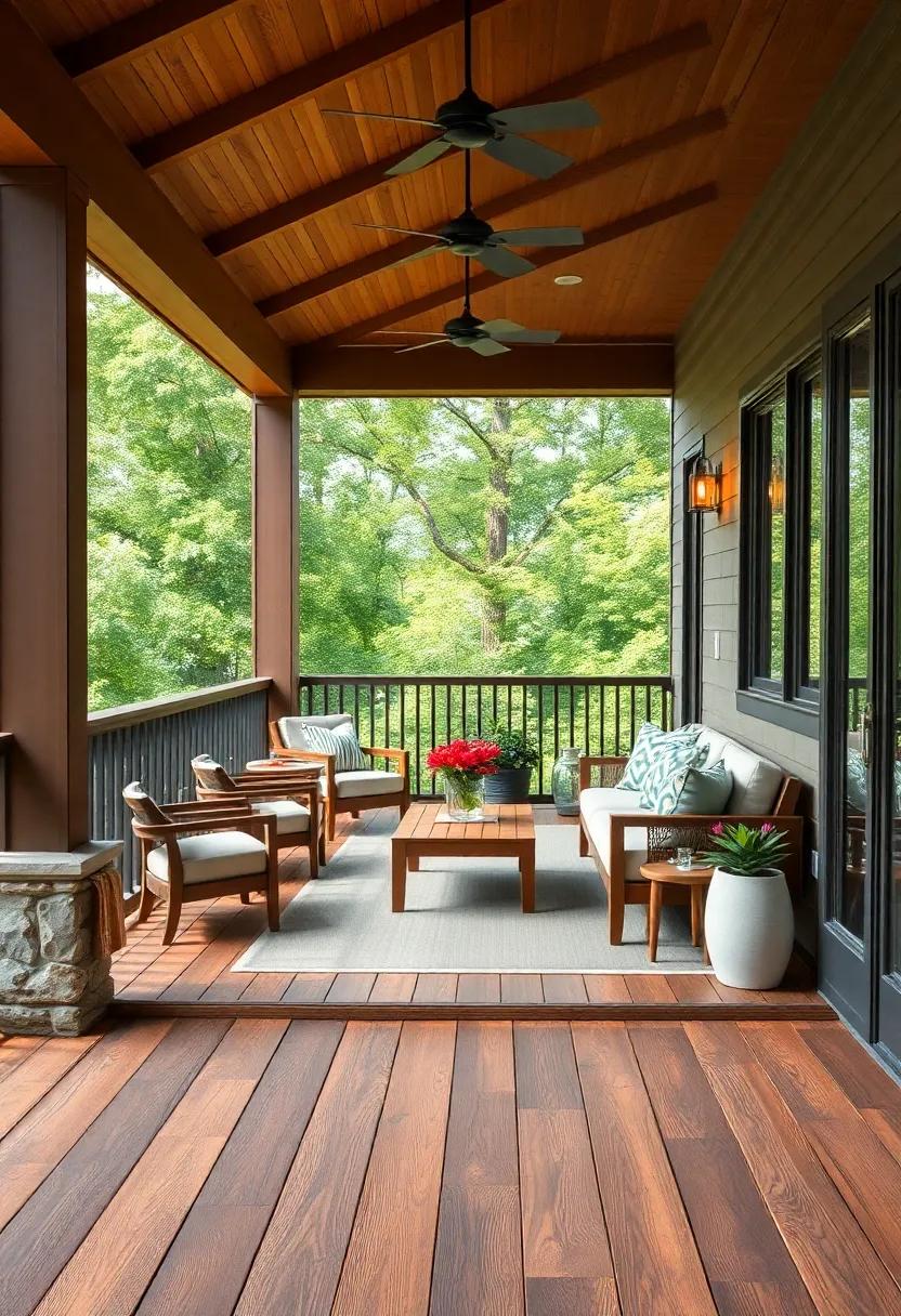 Two-Tone Decking: Play with two-toned wood designs for contrast that showcases your creativity and adds personality ​to ⁤your outdoor​ space