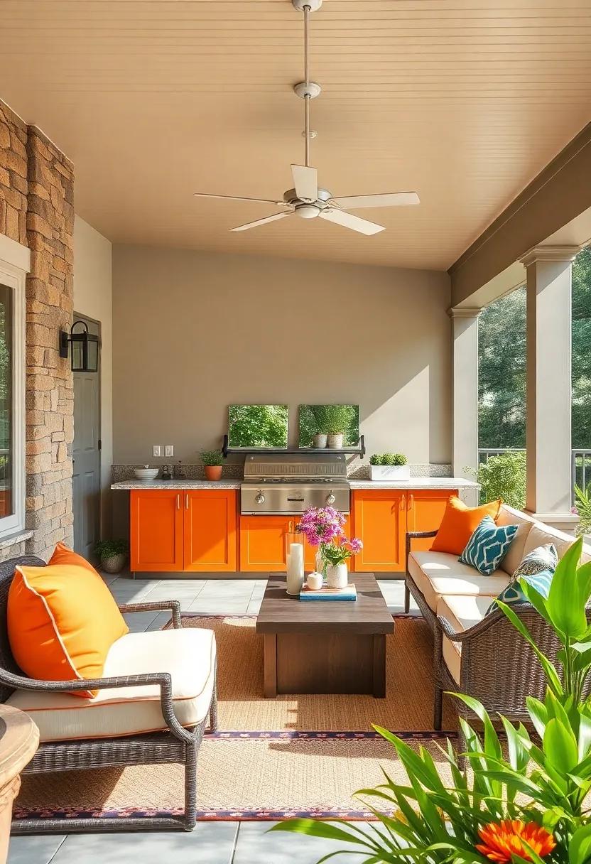 Color Block Chic: Strategic color⁤ blocking on cabinets makes for visually appealing outdoor ⁤storage, allowing you to ‍keep ⁢everything‍ organized without compromising on style