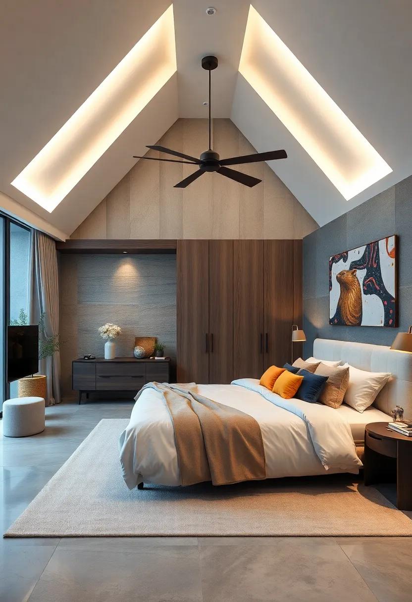 advanced⁣ Tech​ Features: ‍Consider smart home devices such as automated ​lighting or temperature control for a modern bedroom​ that caters to your lifestyle