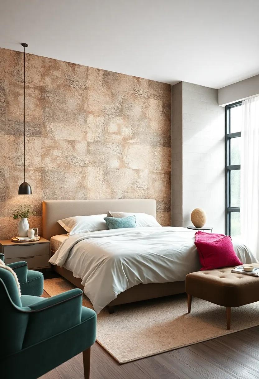 Bold Wallpaper: Select a dramatic wallpaper or accent wall to serve as​ a focal point, ​giving ⁤your space a unique personality