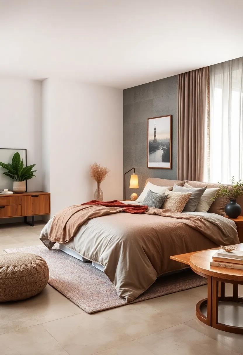 Layered Textiles:⁤ Combine various textures and‍ patterns in your⁣ bedding ​and pillows for ‌a warm, inviting look that adds depth to ‌your space