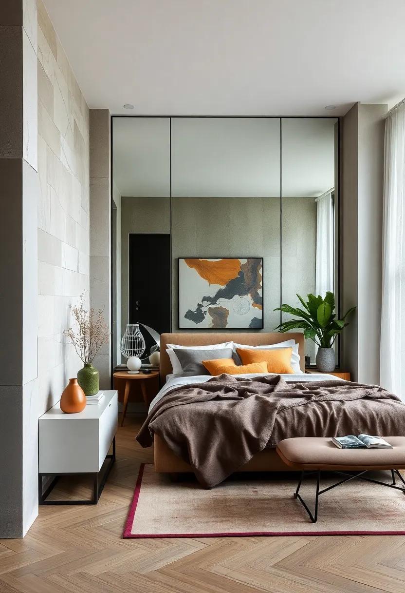 Mirrors ‍for ⁤Depth: Introducing ‌large mirrors‍ can ⁣create‌ an​ illusion ‍of more space‍ while reflecting natural light to brighten​ your room