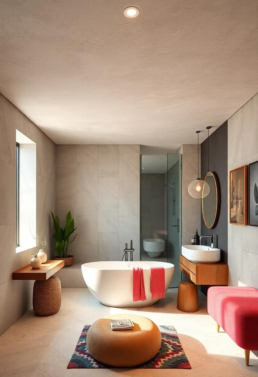 Minimalist Flat‌ Ceilings: Opt for clean lines and a smooth finish that emphasizes simplicity and modernity, ensuring ‍your ⁢small bathroom feels open and uncluttered