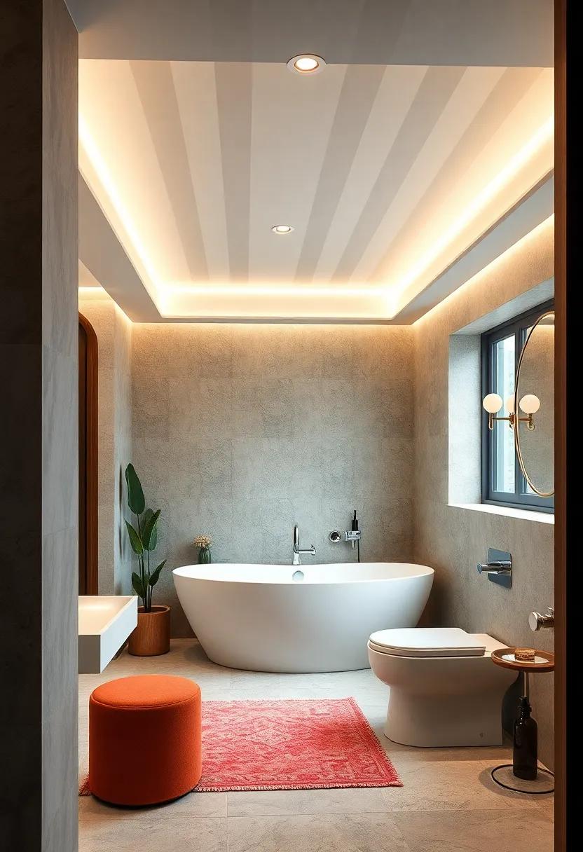 Use Vertical Lines for Height: Paint vertical stripes on ⁤the ceiling to​ draw the eyes upwards, ⁢making your space feel taller and more open