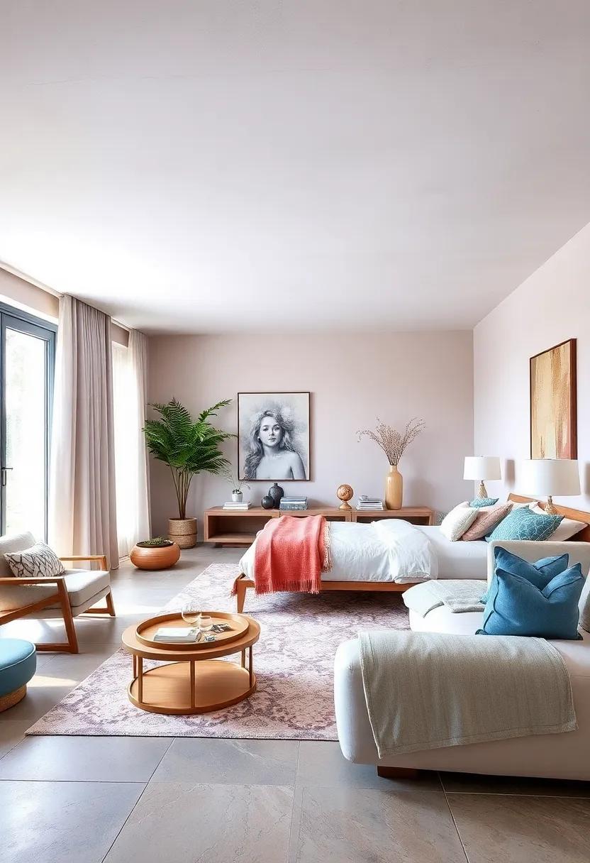 Curtains and Color coordination: Enhancing⁤ Serenity with Fabrics