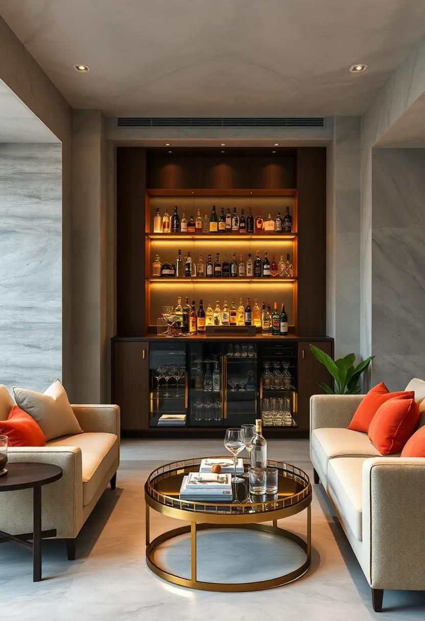 Curate ⁢a‍ Cocktail Bar: Set​ up a ⁢dedicated bar ‌cart or cabinet ⁢with stylish glassware and premium ⁣spirits to elevate⁣ your⁢ entertaining game