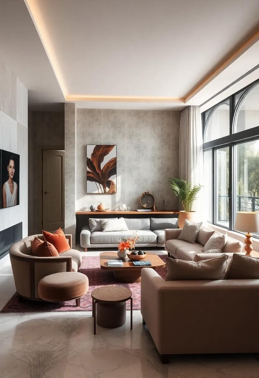 Incorporate Rich Textures: ⁣Layer different fabrics, like⁤ silk, ⁣velvet,⁢ and wool, to‍ create⁣ depth and‌ a cozy ⁤ambiance in your‍ living space