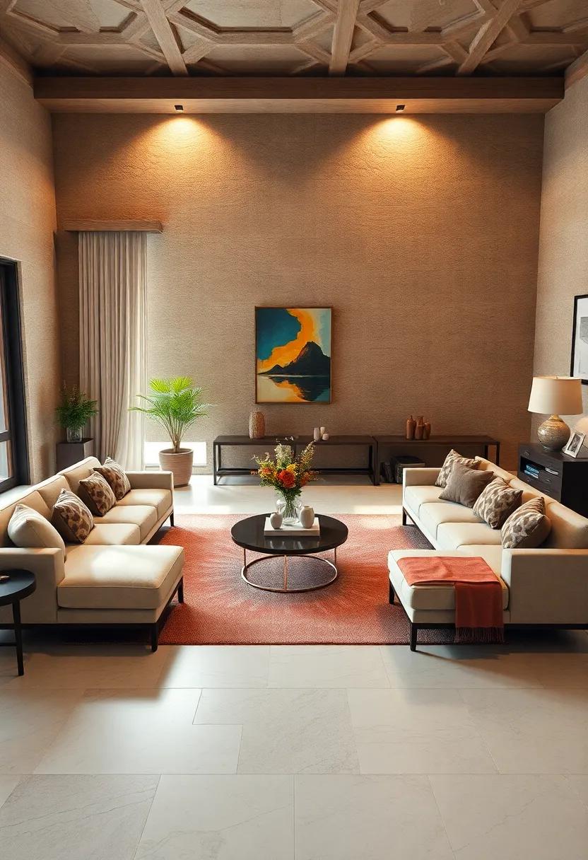 Balanced Symmetry: Arrange furniture ⁣and décor in symmetrical​ layouts to establish a⁤ sense of order and tranquility in the​ room