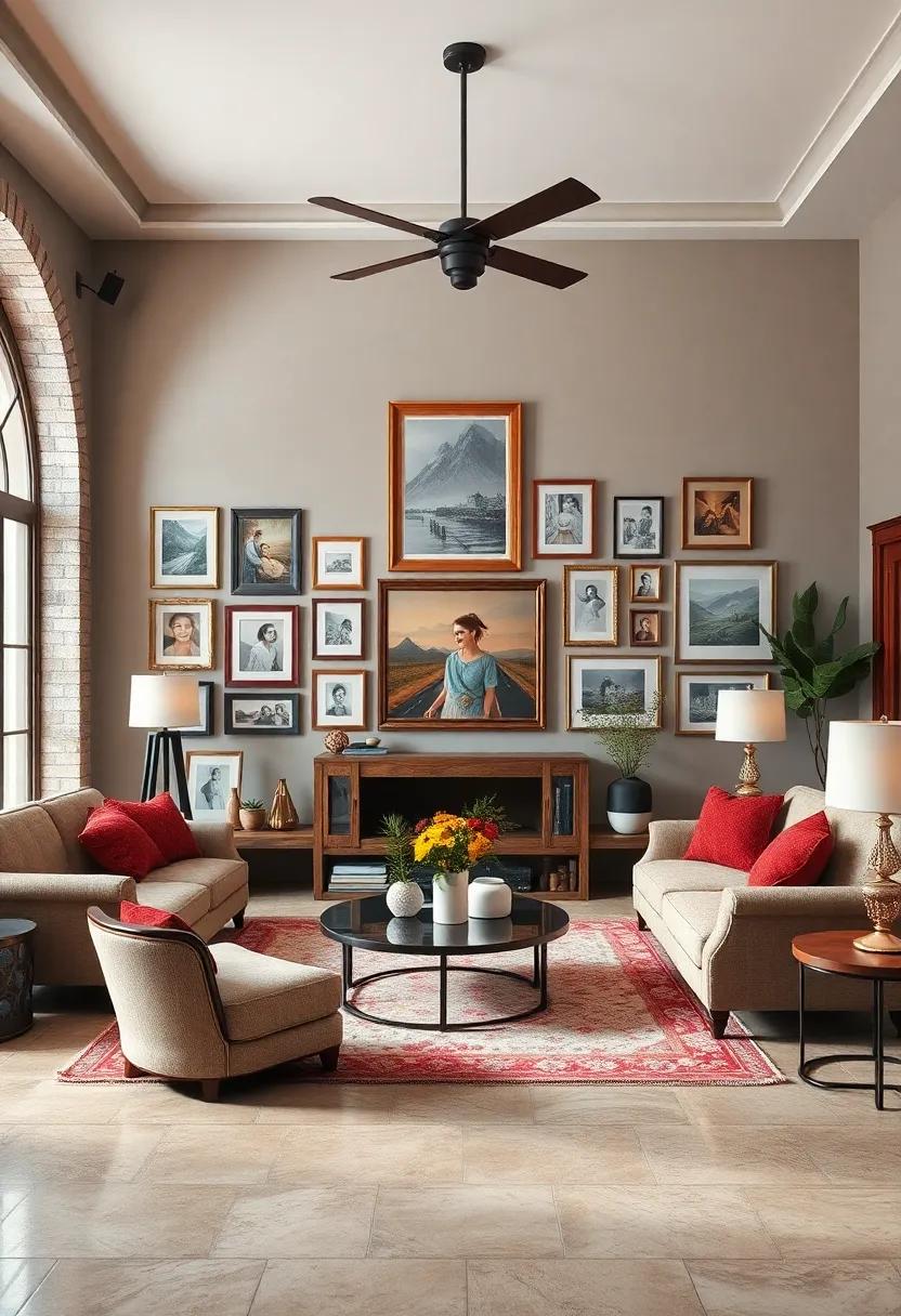 Picture Frames Galore: fill your walls with framed family photos and art​ to create a ⁢gallery-like feel that narrates your life’s journey