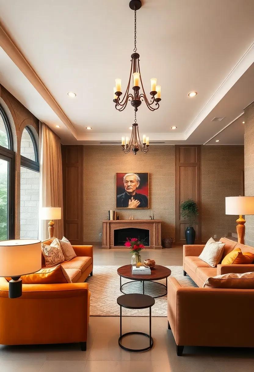 Statement Lighting: ⁣Choose elegant chandeliers⁤ or vintage lamps ⁣that provide both functionality and a focal point for the room