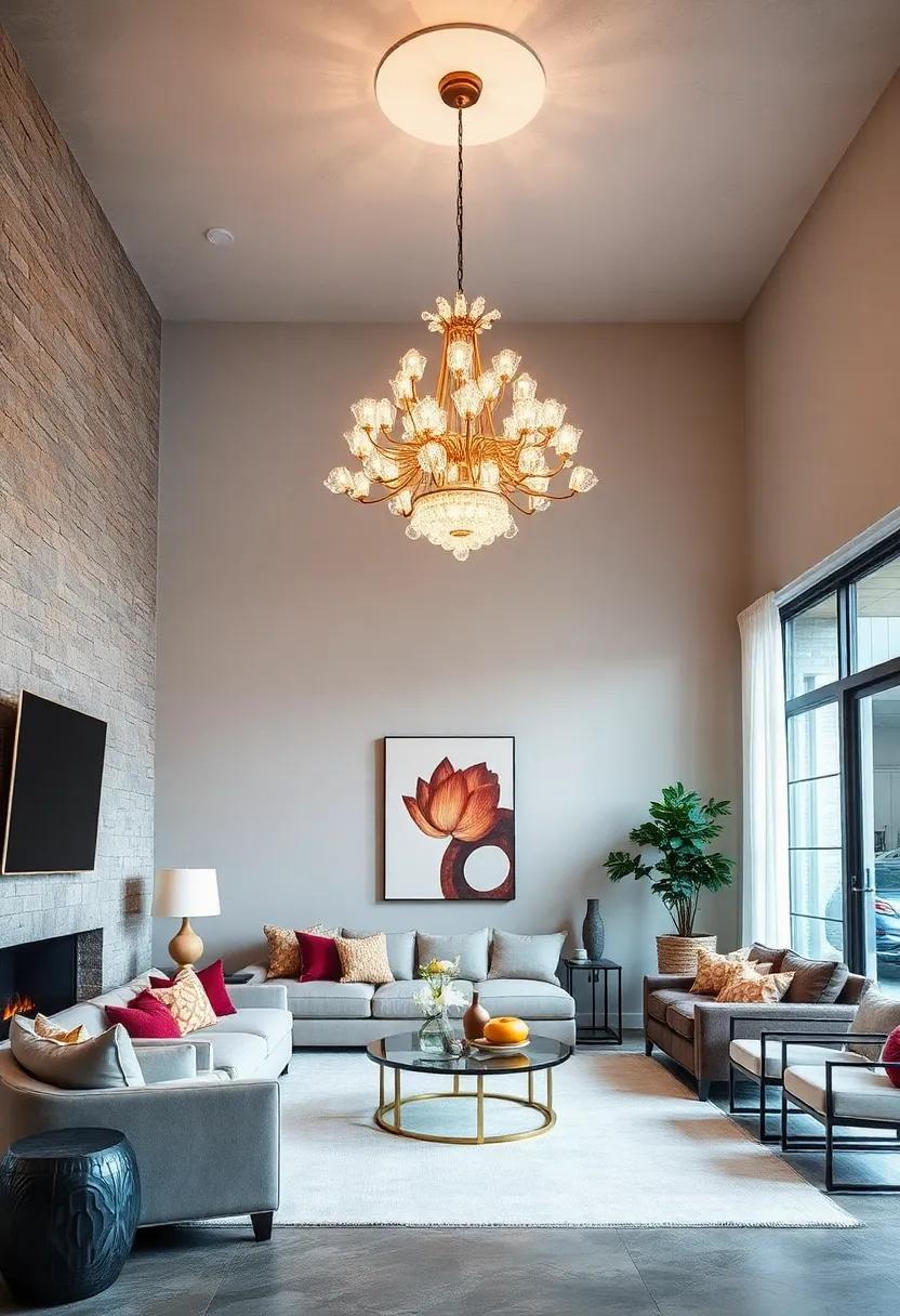 Statement Chandeliers: Elevate⁢ your space⁤ with oversized, artistic⁣ chandeliers that ⁢serve as⁤ a focal ‍point and a conversation starter