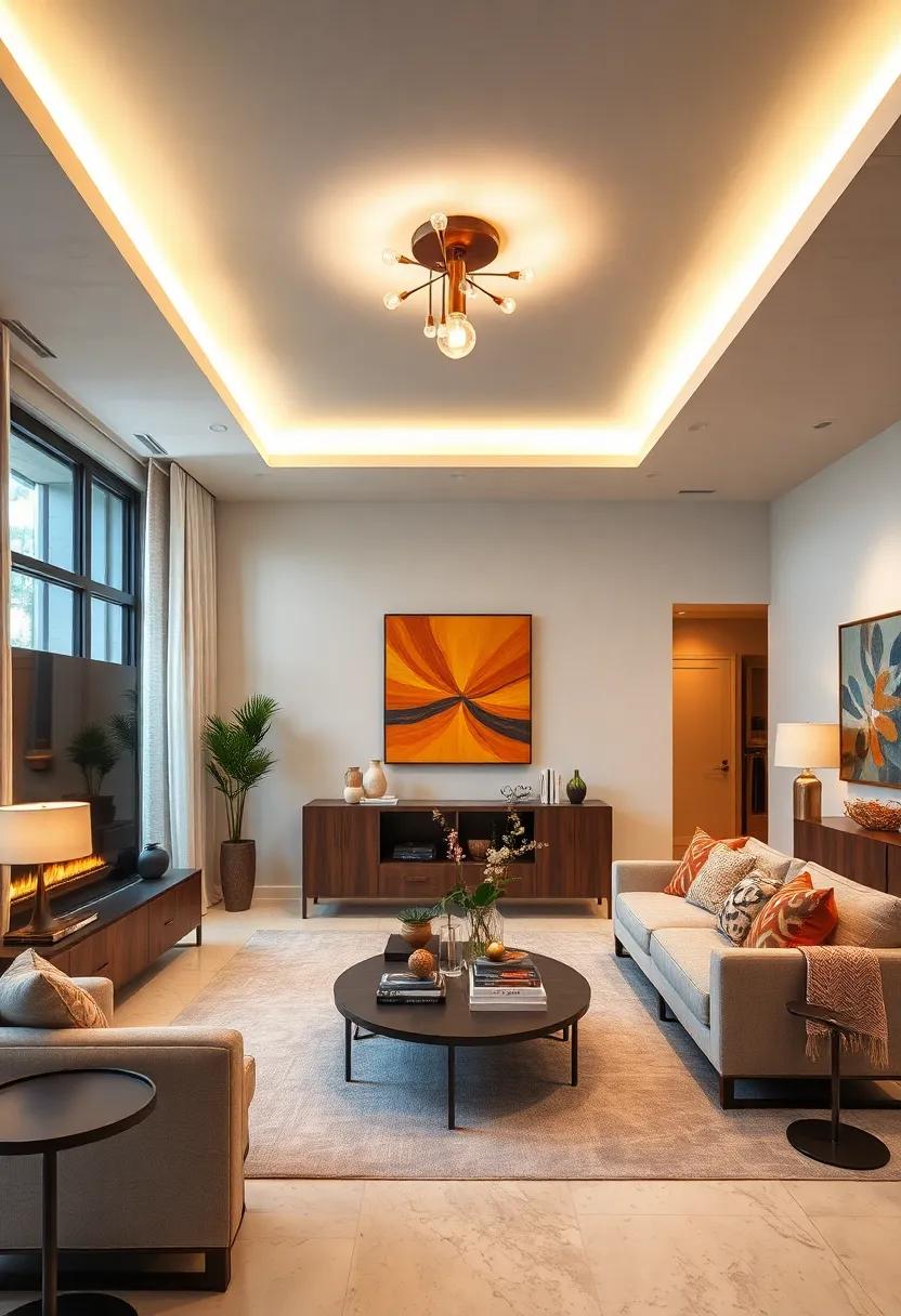 Flush Mount Fixtures: Choose artistic​ flush mount fixtures with interesting designs ⁣that provide ample light without ‌overwhelming your ‍ceiling