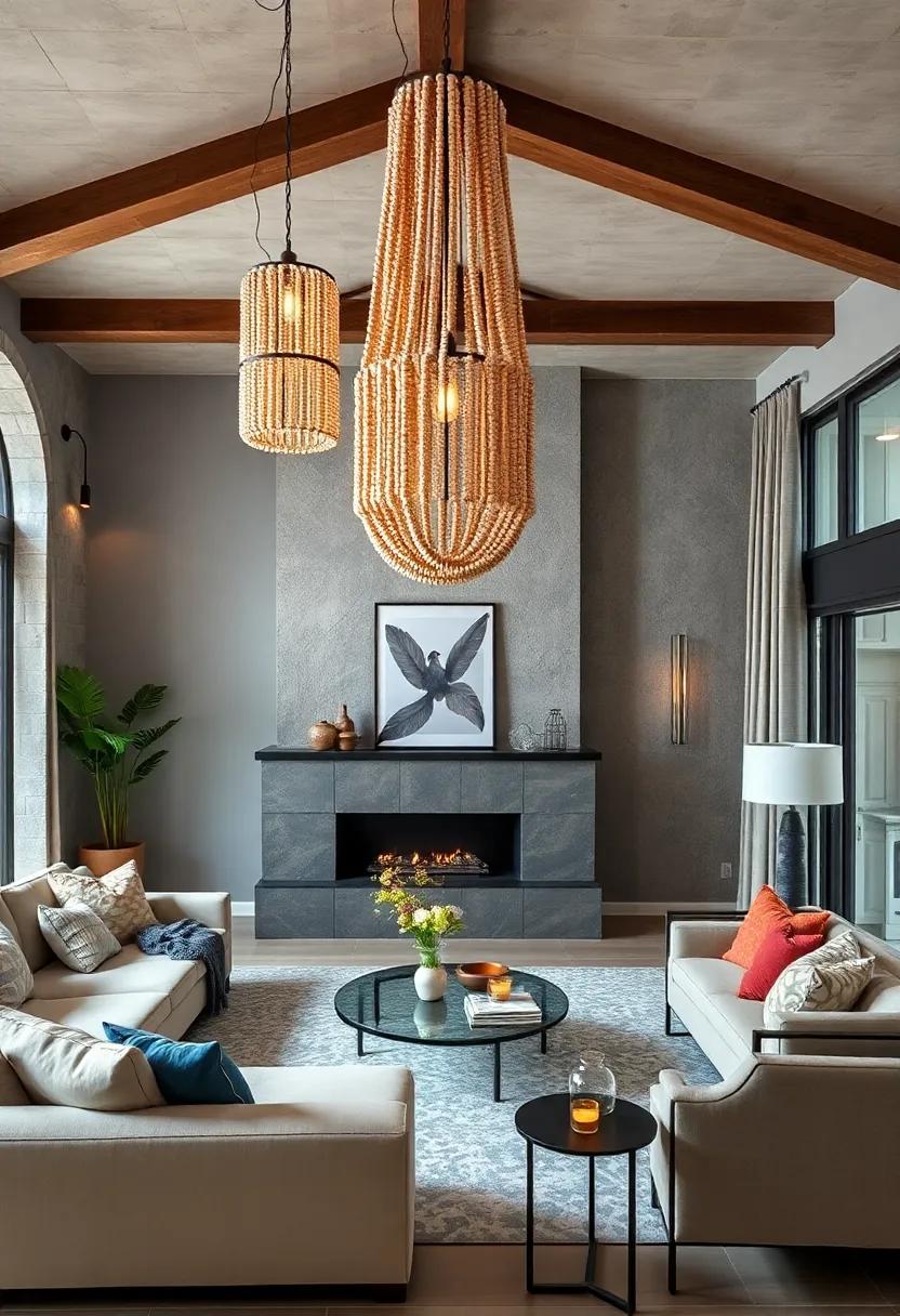 Rustic Bead Chandeliers:‌ Opt for a ⁤bead chandelier‌ made of natural⁣ materials,bringing ⁢texture and‍ a touch of nature⁤ indoors