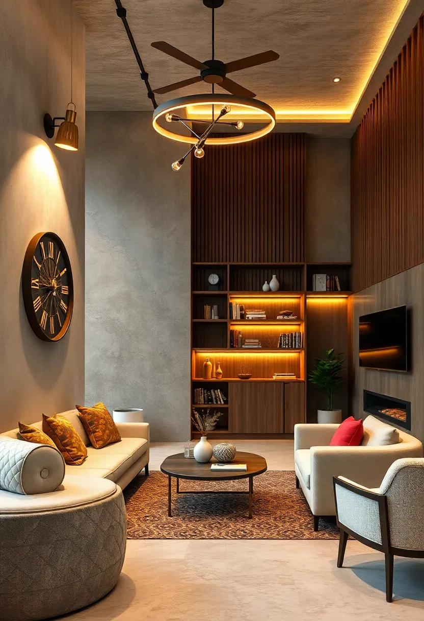 Minimalist LED ‌Strip Lighting: Use subtle ​LED strips under⁣ shelves or‌ around ‍architectural⁢ features to provide a‌ modern​ touch with an understated glow