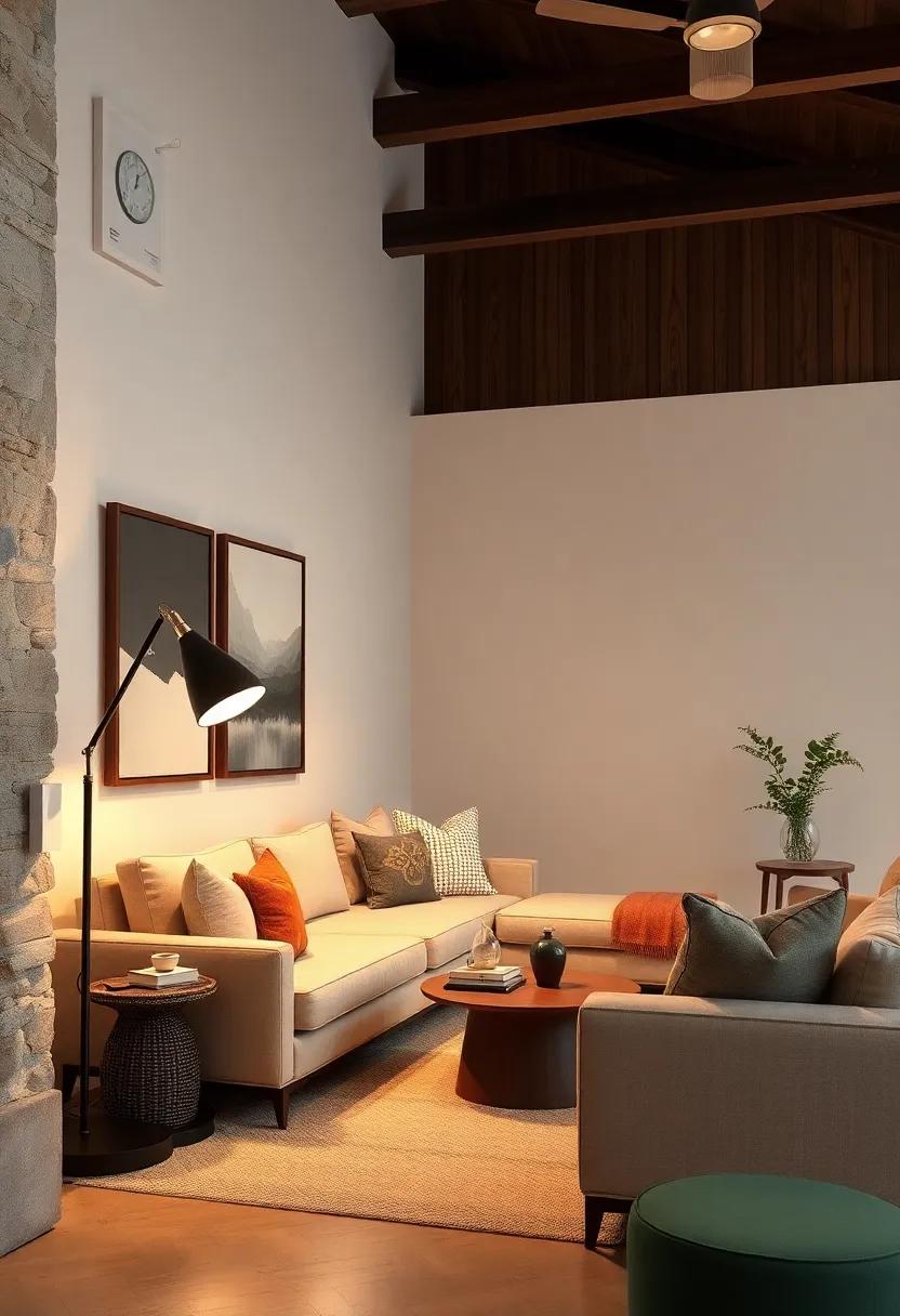 Sleek Arc Floor Lamp: Make a bold ‍statement in a corner with a sleek, sweeping⁢ arc that directs light just where⁤ you need it while exuding contemporary elegance