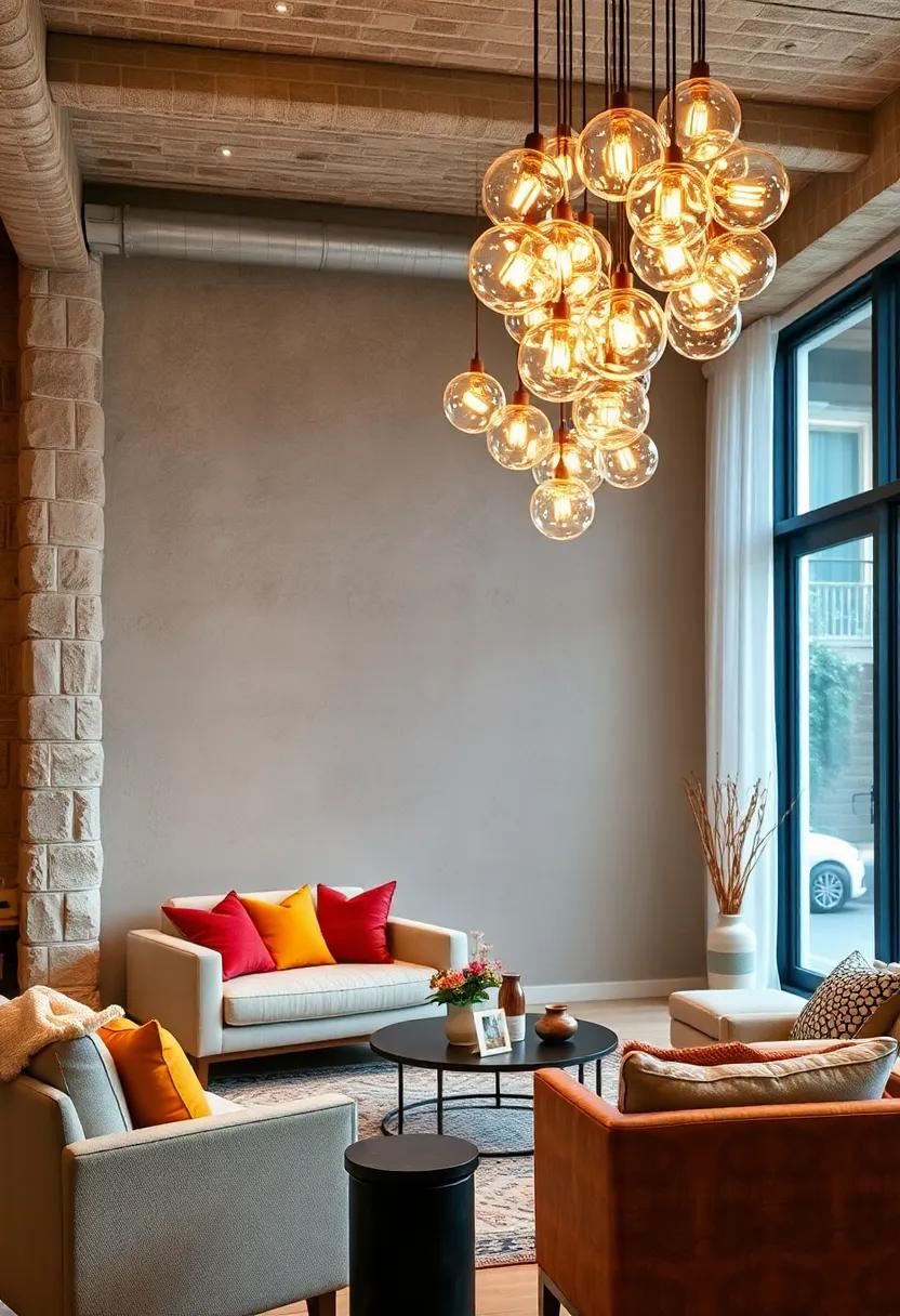 Clustered Glass bubble Lights: Scatter⁢ spheres of⁣ glass in varying⁣ sizes⁢ for an eye-catching ​installation ‍that’s playful​ and‍ modern without losing elegance