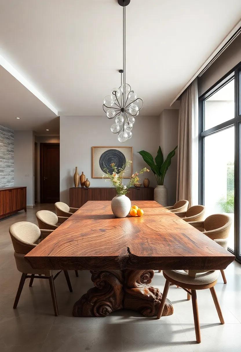 Artisanal Craftsmanship: A handcrafted table that showcases the artisans' skill, complete ‍with unique carvings and details that ⁤make each piece⁤ one of a kind