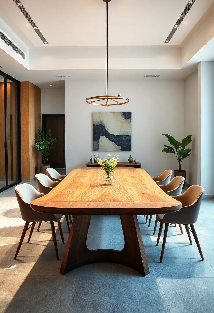 curvilinear ‍Design: A table with soft, curved edges that breaks away from traditional ‍rectangular shapes, adding ‍an unexpected twist to your dining area