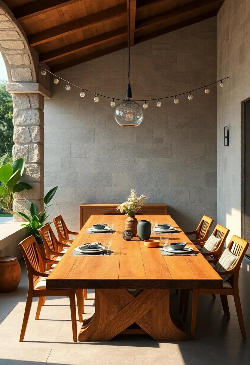 Outdoor Oasis: A weather-resistant ‌wooden table designed for alfresco dining, ⁣allowing you to take your meals outside while enjoying the natural ⁢elements