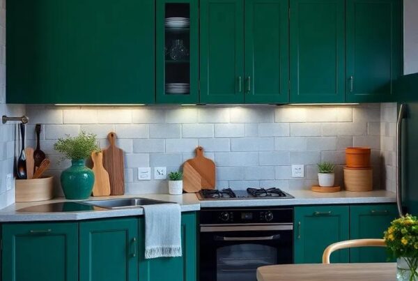 23 Inspiring Ideas for Small Kitchens with Stunning Green Cabinets