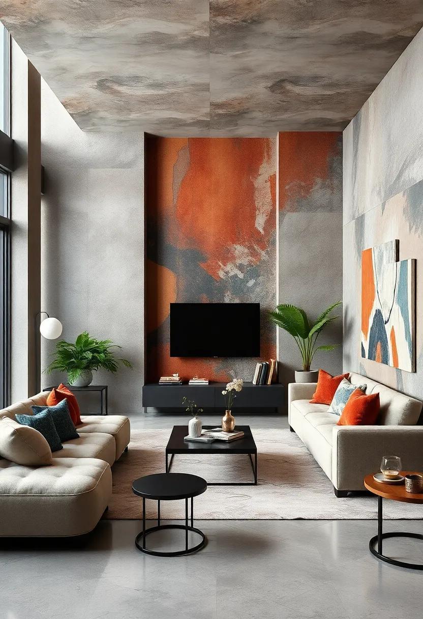 25 Stunning Modern Abstract Wallpaper Designs to Transform Your Living Room