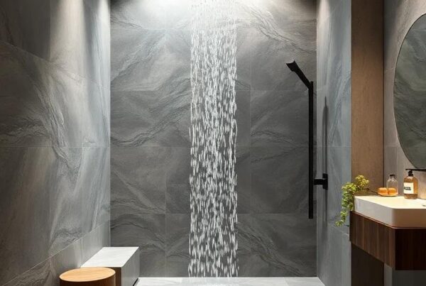 23 Stunning Bathroom Showers with Waterfall Features to Elevate Your Home Spa Experience