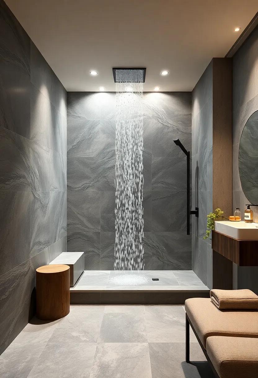 23 Stunning Bathroom Showers with Waterfall Features to Elevate Your Home Spa Experience
