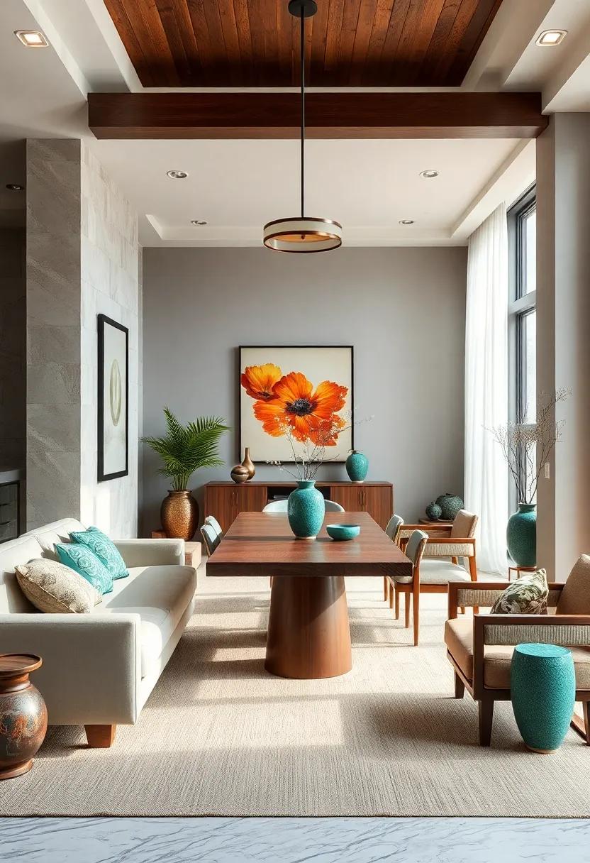 Accessorize with Ceramics: Use handcrafted ceramic​ dishware and vases that​ showcase intricate details and craftsmanship