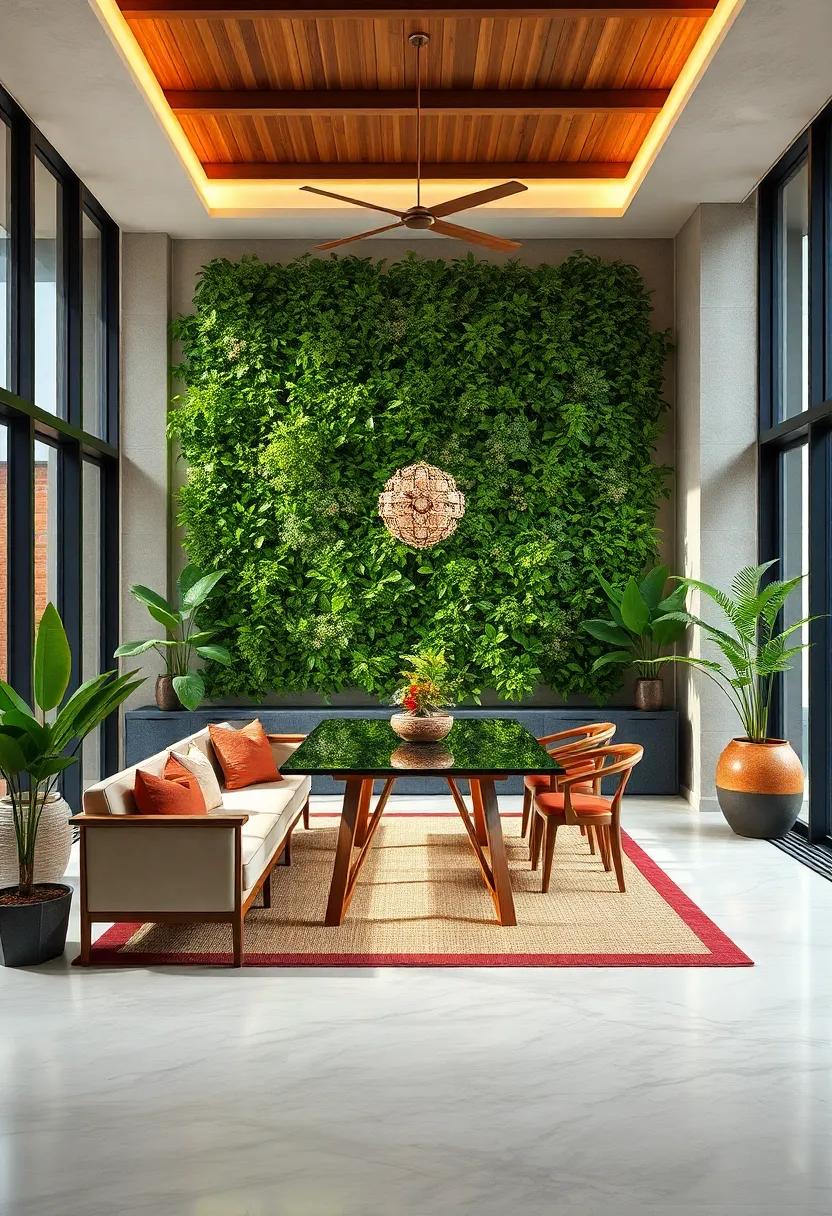 Install a Vertical ‍Garden: Bring in a vertical garden‍ wall to create a stunning visual display⁣ that enhances the natural beauty of the ⁤room