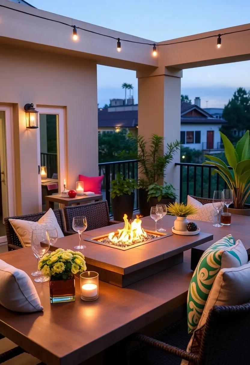 Fire Pit Centerpiece: Integrate a small fire⁤ pit or chiminea at ⁤the center of your table for warmth and ‌ambiance, encouraging​ guests to linger as they share stories under ⁤the ⁤stars