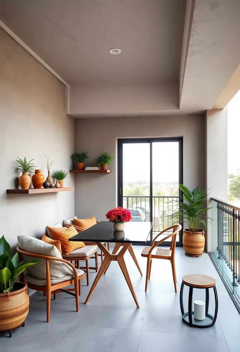 Floating Shelves:⁢ Utilize vertical space with ‍floating shelves to display‌ decorative items or plants, enhancing‌ the ⁤ambiance without overcrowding your dining area