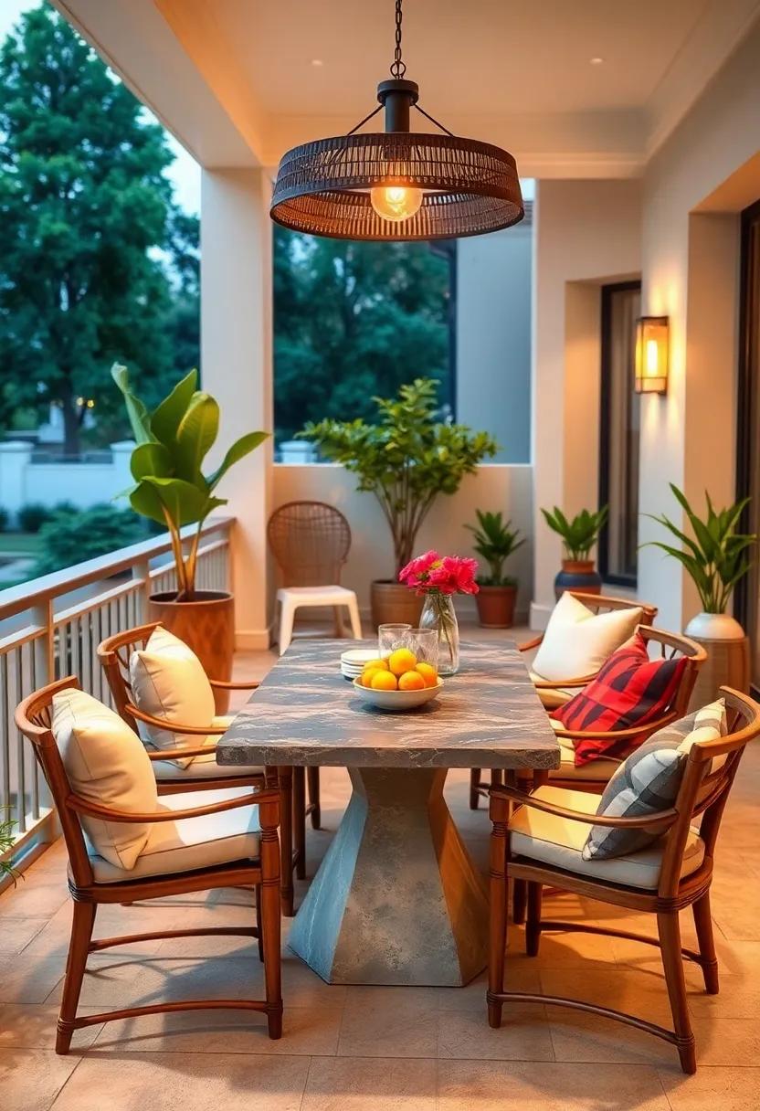 Natural Stone Accents: Incorporate⁣ natural stone or slate⁤ tabletops to add‌ a touch​ of earthy elegance,while making clean-up a ⁤breeze‌ after any outdoor feast