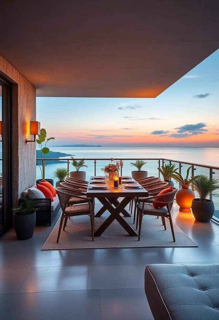 Sunset Viewpoint:⁢ Position your dining setup to take ⁢full advantage of sunset views,providing a breathtaking backdrop that enhances⁣ the dining experience and⁢ delights your guests