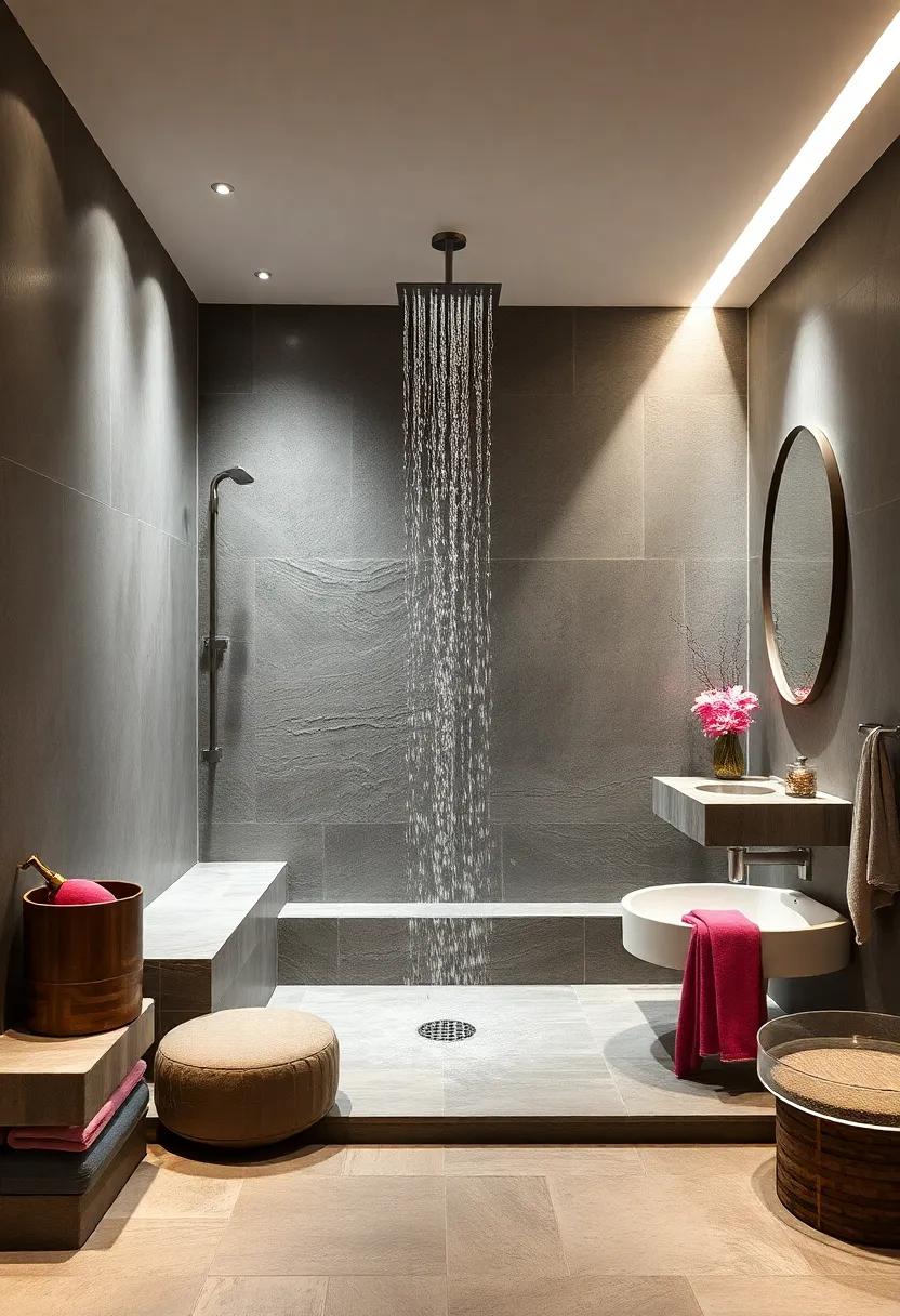 Eco-Friendly Oasis​ with a ‍Rainwater Collection System: Go green with a waterfall shower that uses ⁤rainwater collection, blending sustainability with luxury for ⁤a⁢ guilt-free spa experience