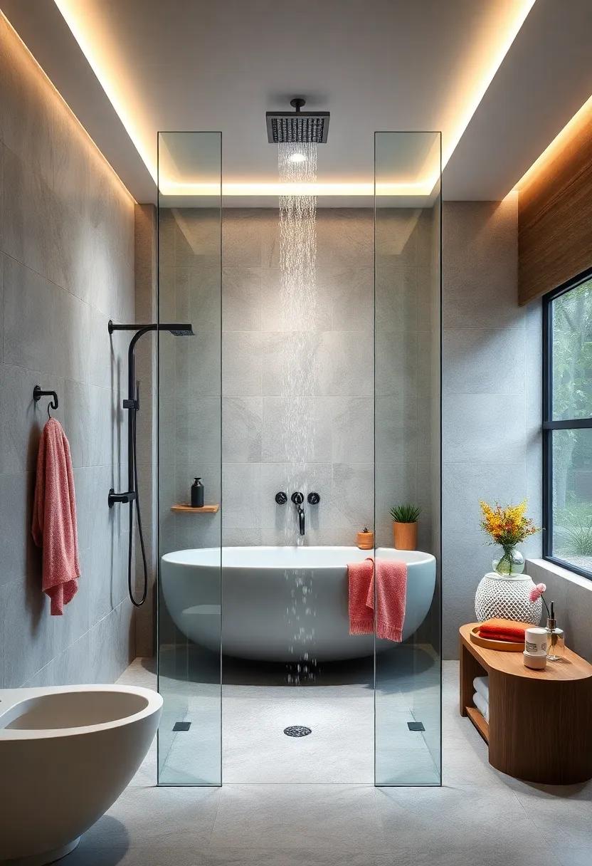 High-Tech⁣ Innovations with Smart Controls: Upgrade your shower experience with smart ⁣technology ⁣that allows you to control the‍ waterfall flow and temperature with the touch of a button