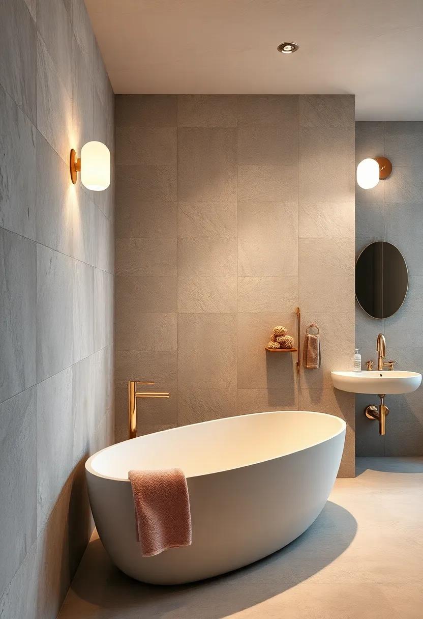 Frosted ‍Glass Fixtures: Softening ​harsh ⁣light, frosted glass fixtures create ⁤a soothing ambience well-suited⁣ for⁤ bathing⁤ retreats