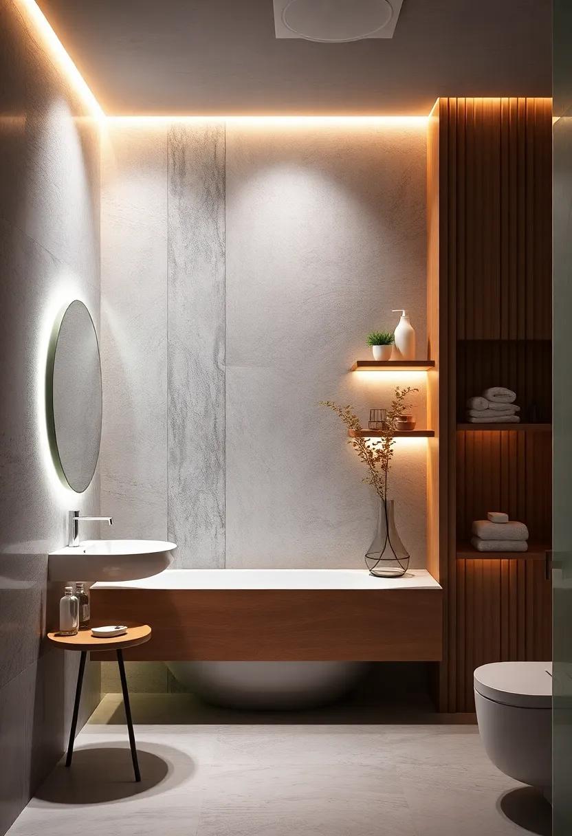 LED Strip⁤ Lights: ​Install flexible LED ⁢strip lights along shelves or under cabinets for⁢ a contemporary touch ⁢that brightens discreetly