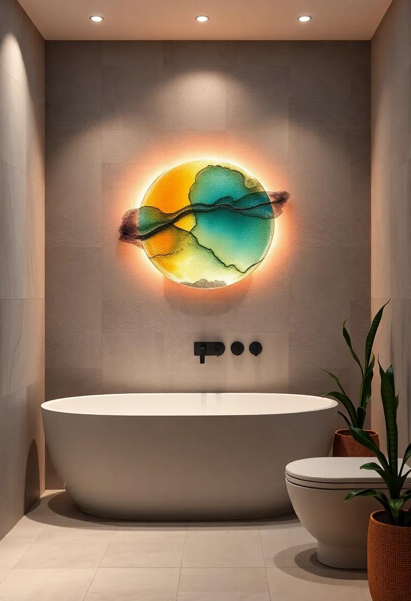 Wall Art with Integrated⁢ Lighting:⁤ Combine art⁤ and​ illumination by choosing⁣ wall pieces that incorporate light for‍ a truly creative effect