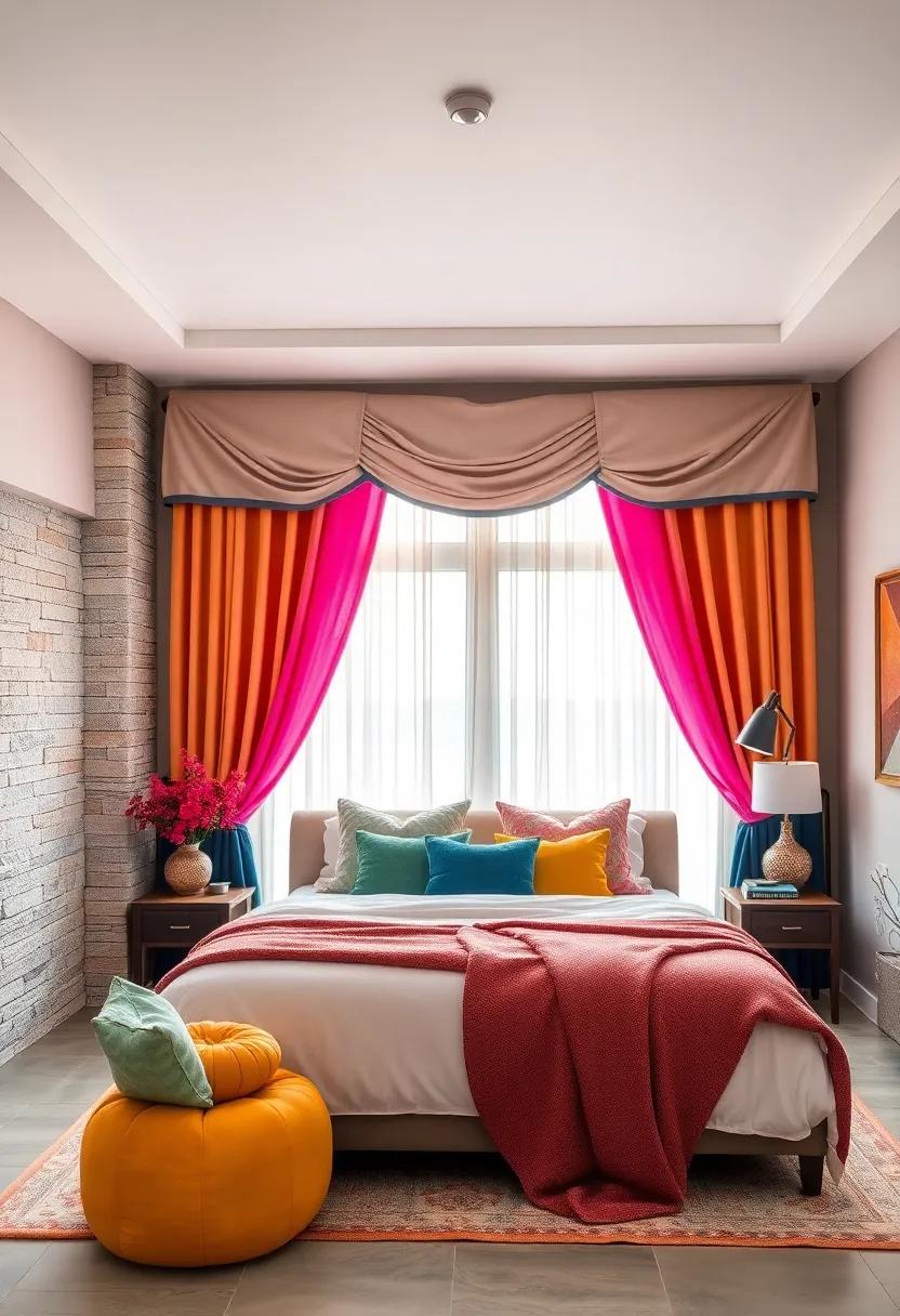 Color Block: Play with ‍vibrant color-blocked curtains paired ‌with contrasting valances to bring a playful,modern twist to your decor scheme