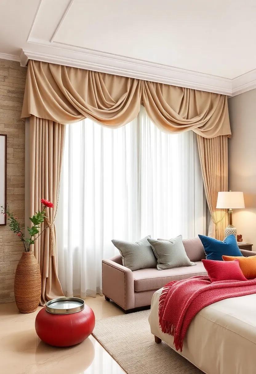 Classic Neutral: Soft beige or cream ‌curtains with ⁤subtle, tailored valances provide‍ an understated elegance that‌ complements⁤ any⁢ decor style