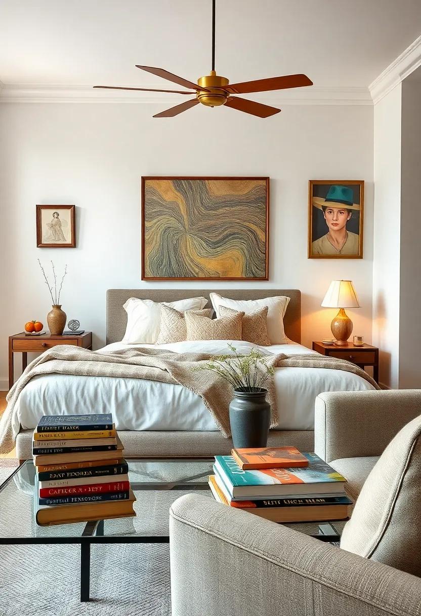 Decorate with Vintage Books: Stack old books on coffee tables⁢ or nightstands to create cozy vignettes that inspire⁣ relaxation